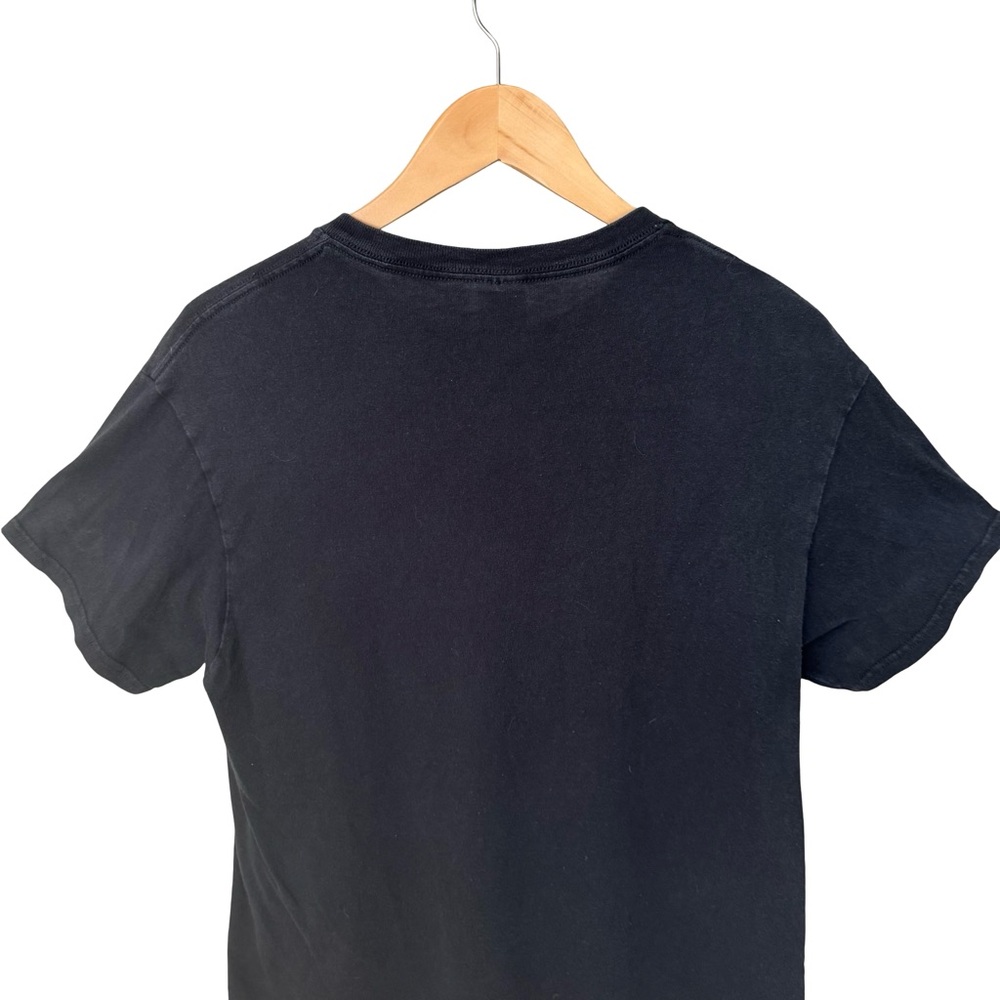 DELTA Unisex “Let’s Get Weird” Graphic Tee Black with Colorful Tie Dye Lettering - Picture 7 of 14
